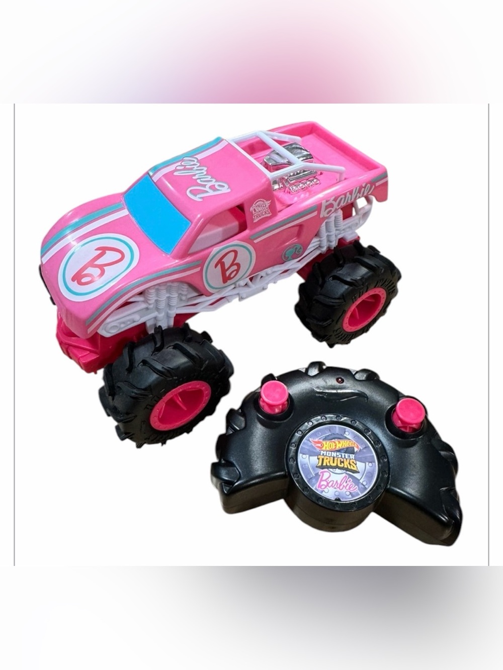 Monster Jam, Official Barbie Remote Control Monster Truck 1:24 Scale,